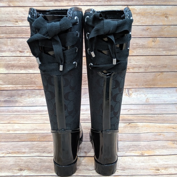 Coach Tristee 12CM SIG C Shiny Rubber - Picture 4 of 5